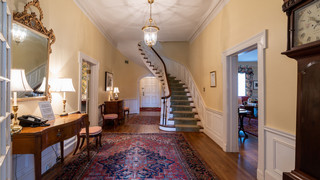 lobby with stairs