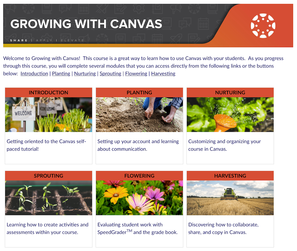 image of the canvas course