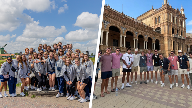 Spider's women's and men's lacrosse in Europe