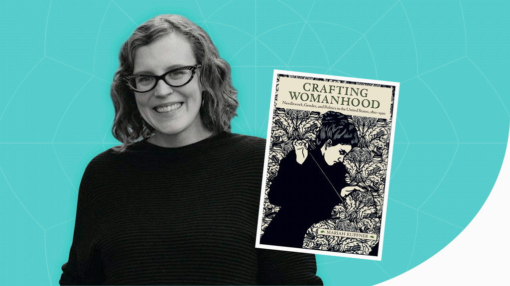 Mariah Kupfner, Assistant Professor of American Studies and Public Heritage at Penn State Harrisburg with her forthcoming book, 
