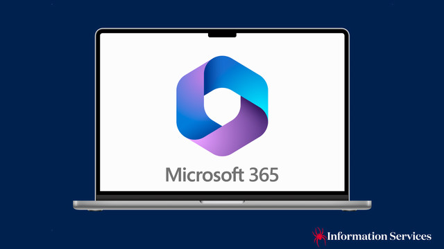 Microsoft Office 365 on a laptop