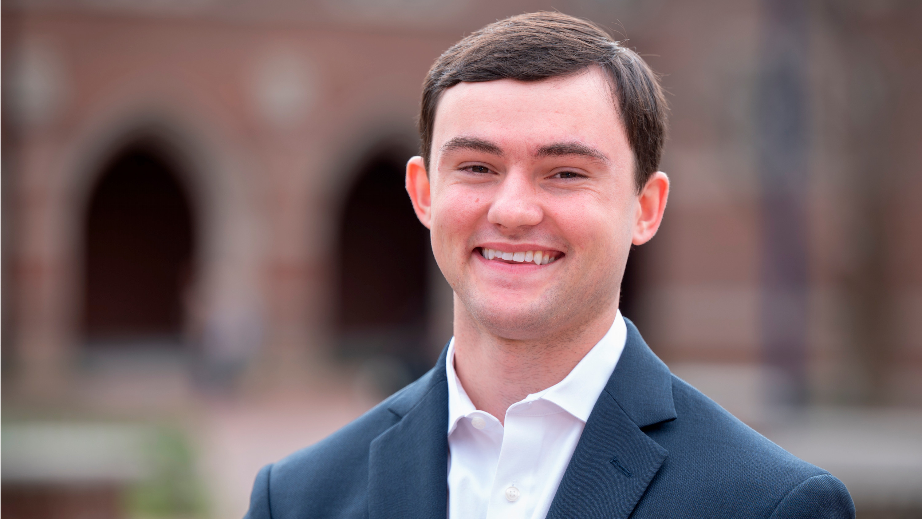 A photo of CJ Blastos on the University of Richmond campus.