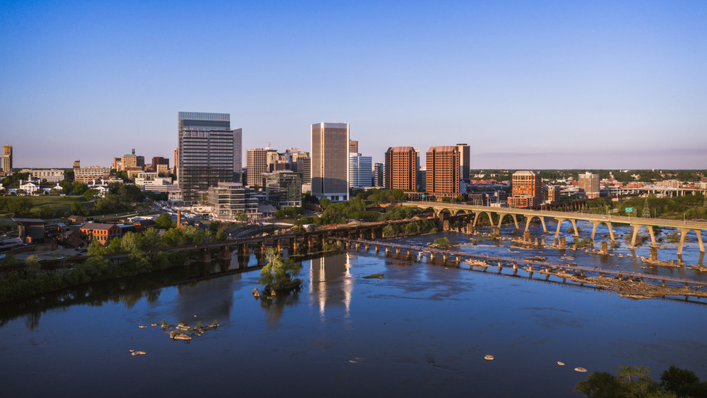 Richmond City, downtown view