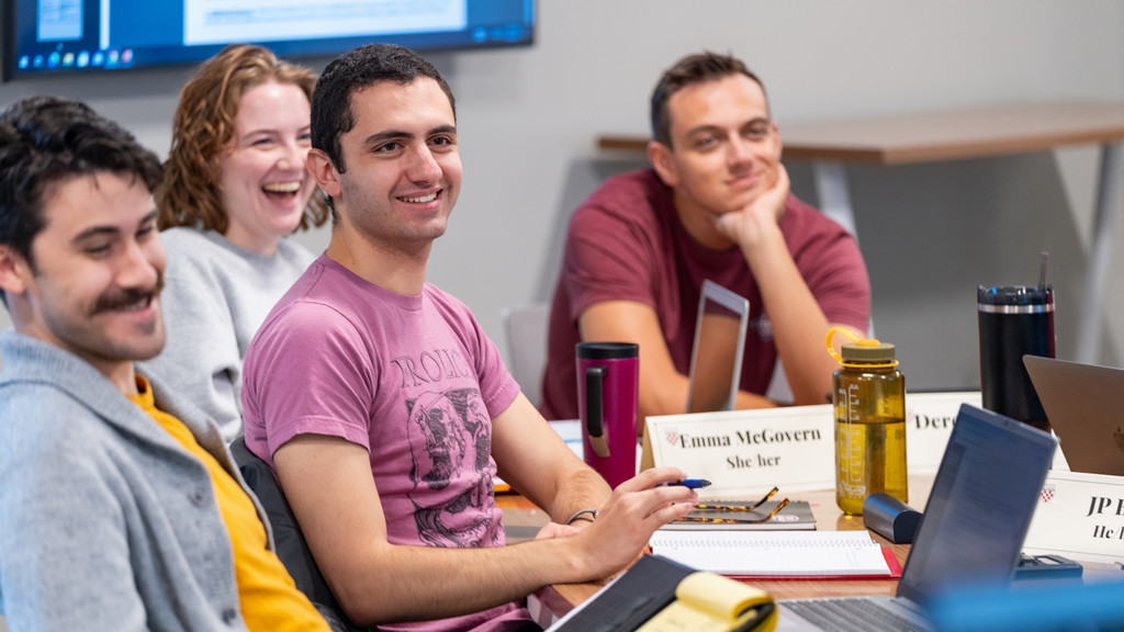 Richmond Law students in a first-year class