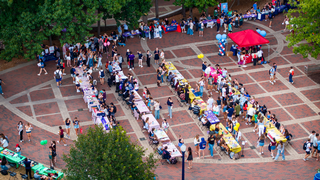 Students Tabling at SpiderFest