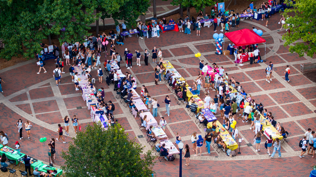 Students Tabling at SpiderFest