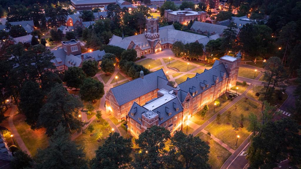 Humanities Building at Night