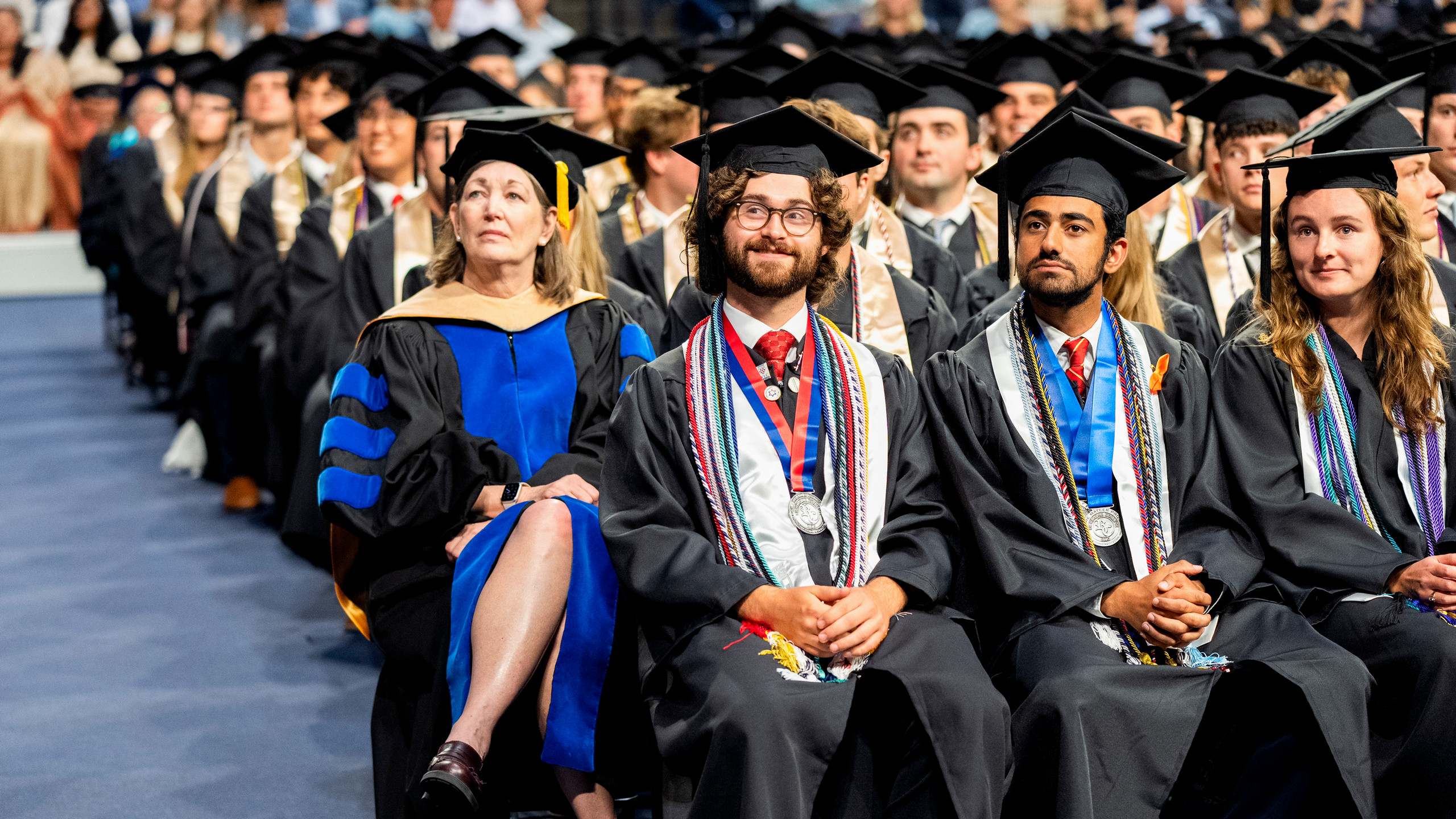 A group of University of Richmond students and faculty at Commencement 2026.