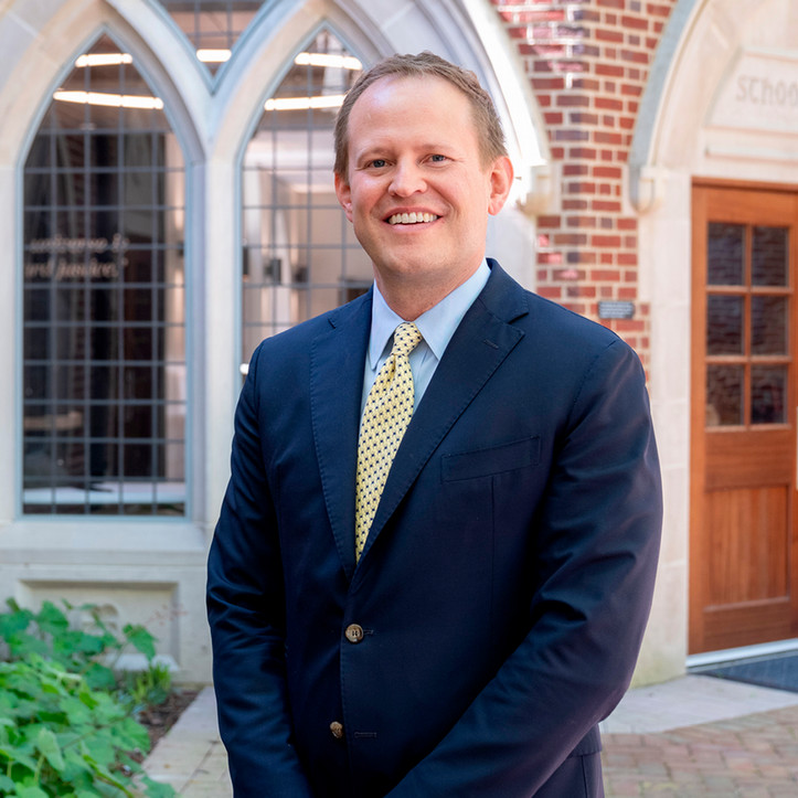 A photo of new law school dean, Jacob Rooksby