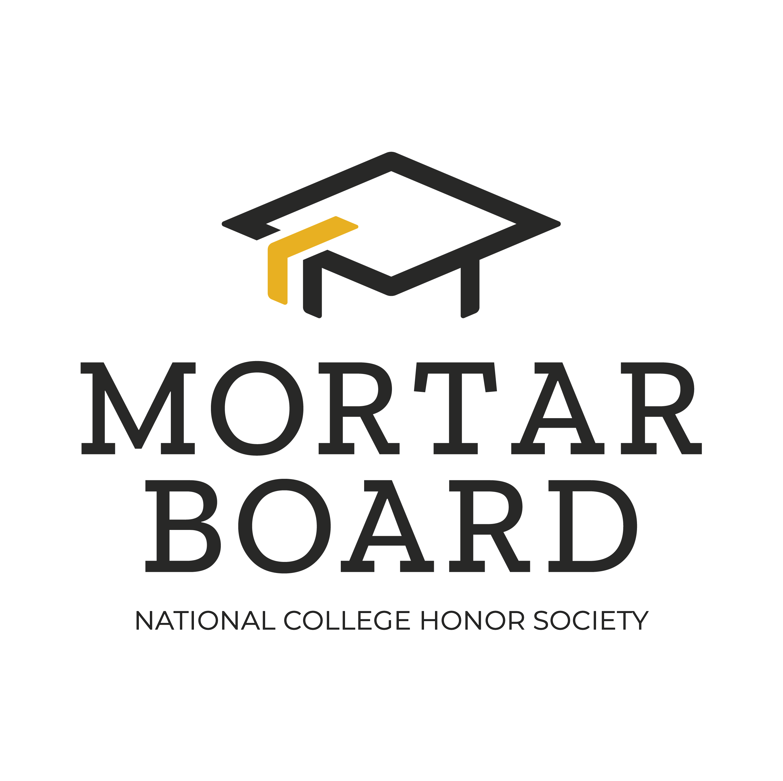 Mortar board college honor society logo