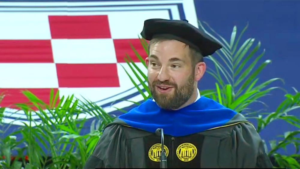 Dr. Drew Baker, C'08, Faculty Commencement Speaker - news - University