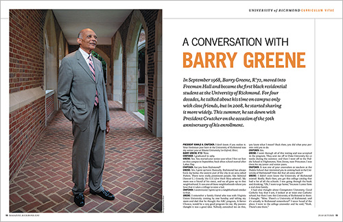 A Conversation with Barry Greene