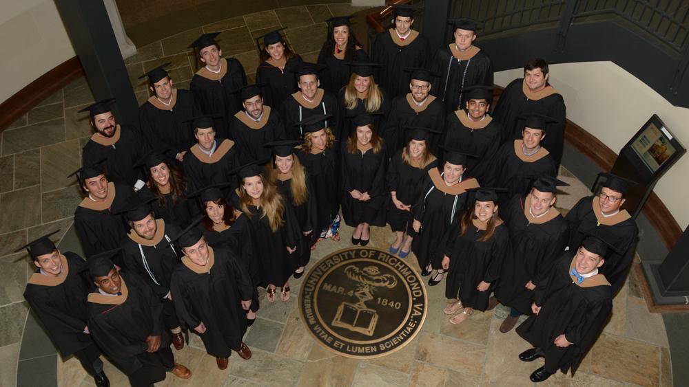 2017 MBA Commencement news University of Richmond